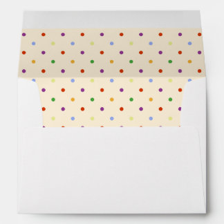 Rainbow Polka Dots Envelopes