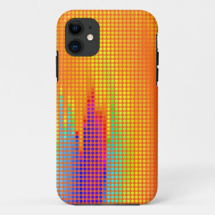 Rainbow Polka Dots Modern Pattern iPhone 11 Case