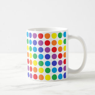 Rainbow Polka Dots Mug