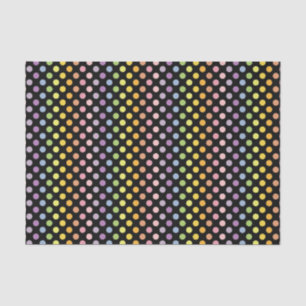Rainbow Polka Dots Pattern Tissue Paper