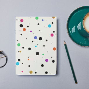 Rainbow Polka Dots Scrapbook Paper