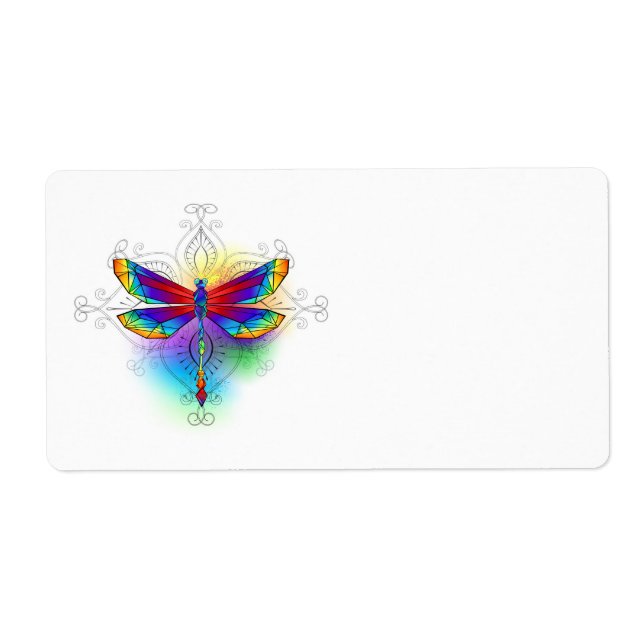 Rainbow Polygonal Dragonfly (Front)