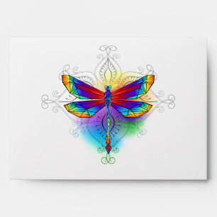 Rainbow Polygonal Dragonfly Envelope