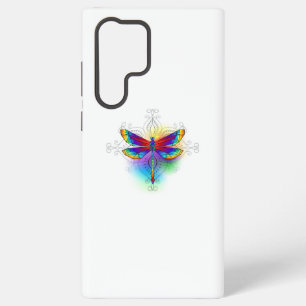 Rainbow Polygonal Dragonfly Samsung Galaxy Case