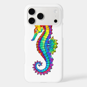 Rainbow Polygonal Seahorse