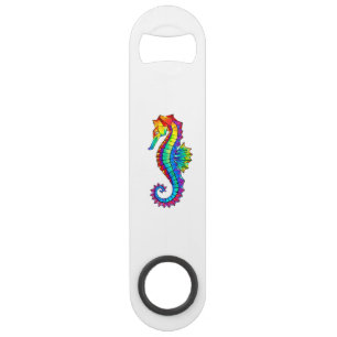 Rainbow Polygonal Seahorse