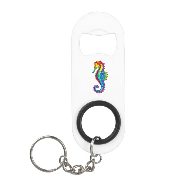 Rainbow Polygonal Seahorse (Front)