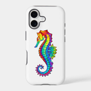 Rainbow Polygonal Seahorse