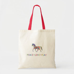 Rainbow Pony Tote Bag