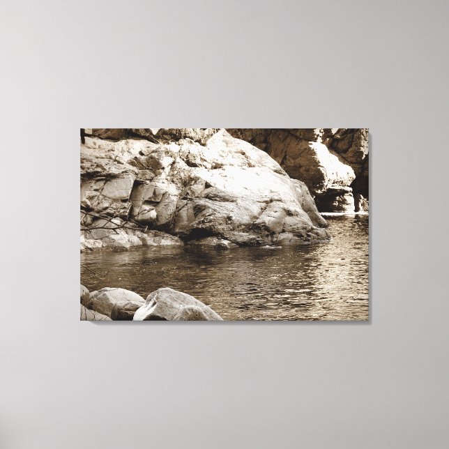 Rainbow Pool Canvas Print (Front)