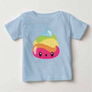 Rainbow Poop Emoji Baby T-Shirt