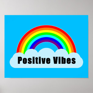 RAINBOW - Positive Vibes Poster