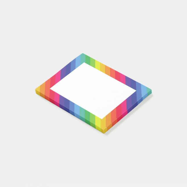 Rainbow Post-it Notes (Angled)