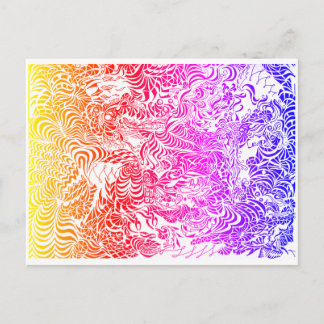 Rainbow Postcard