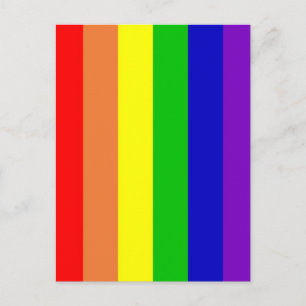Rainbow Postcard