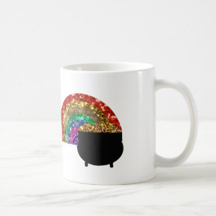 rainbow pot o' gold coffee mug
