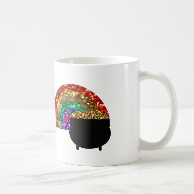 rainbow pot o' gold coffee mug (Right)