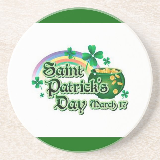 Rainbow & Pot of Gold - Coaster (Front)