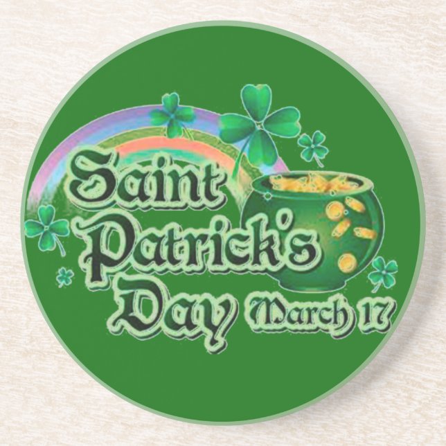 Rainbow & Pot of Gold - Coaster (Front)