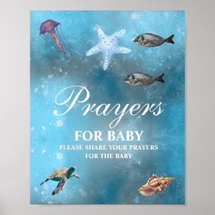 Rainbow Prayers for Baby Shower Sign