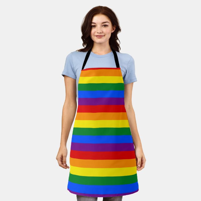 Rainbow Pride Apron (Worn)