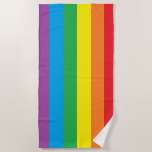 "Rainbow Pride" Beach Towel