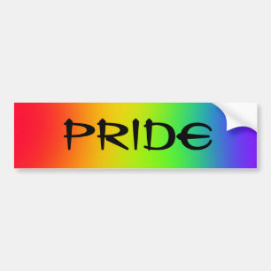 Rainbow Pride Bumper Sticker