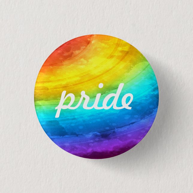 Rainbow Pride Button (Front)