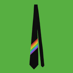 Rainbow Pride Diagonal Tie: Bold Colours, Bold Pri Tie