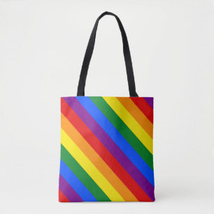 Rainbow Pride Diversity Equal Rights Inclusion Tote Bag