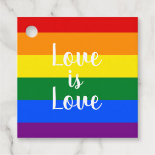 Rainbow pride - favour tags