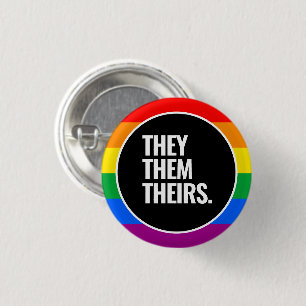 Rainbow Pride Flag 3 Cm Round Badge