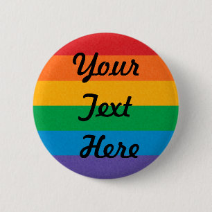 Rainbow Pride Flag 6 Cm Round Badge