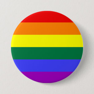 Rainbow Pride Flag Button
