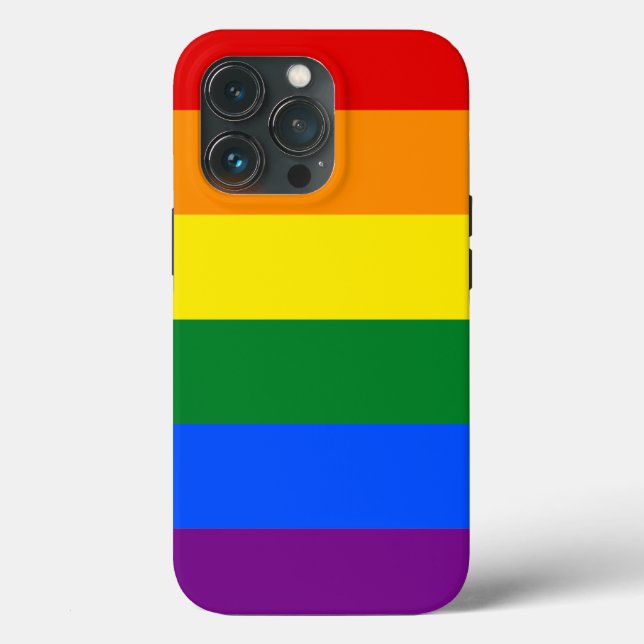 Rainbow Pride Flag Case-Mate iPhone Case (Back)
