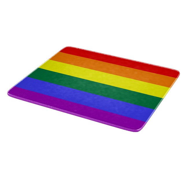Rainbow Pride Flag Cutting Board (Corner)