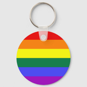 Rainbow Pride Flag Keychain