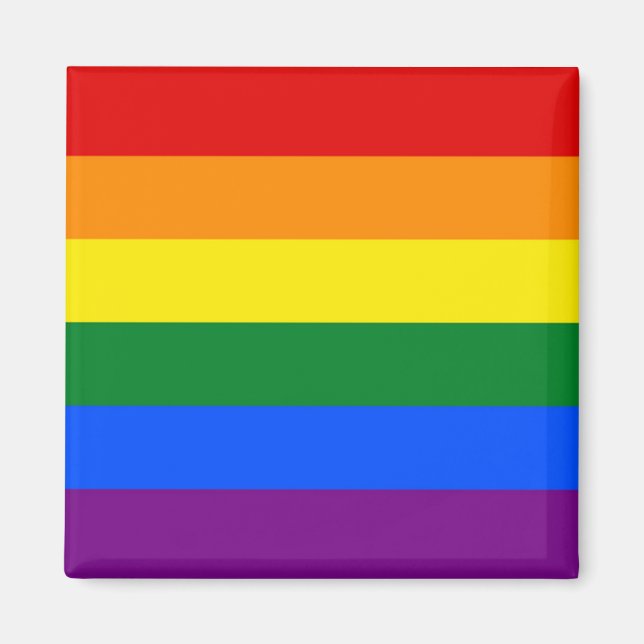 Rainbow Pride Flag Magnet (Front)