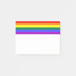 Rainbow Pride Flag Post-it Notes