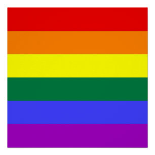 Rainbow Pride Flag Poster