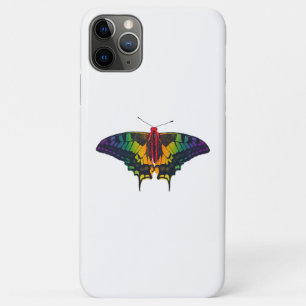 Rainbow Pride Flag Swallowtail Butterfly iPhone 11 Pro Max Case