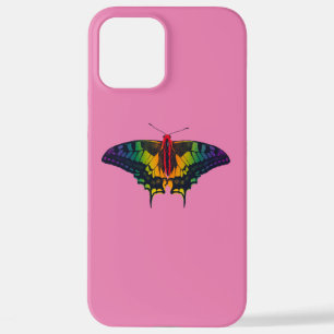 Rainbow Pride Flag Swallowtail Butterfly iPhone 12 Pro Max Case