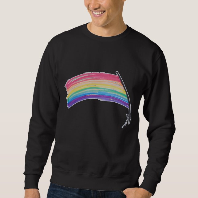 Rainbow Pride Flag Sweatshirt (Front)