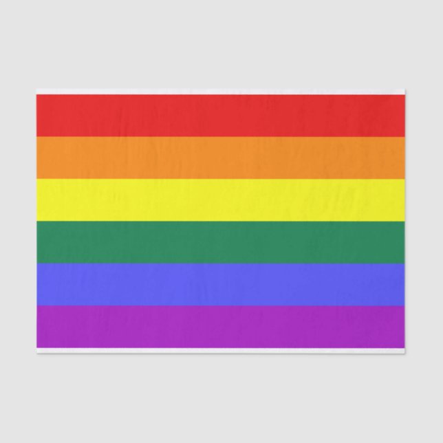Rainbow Pride Flag Tissue Paper (Front)