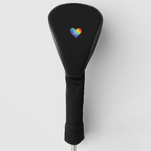 Rainbow Pride Gay Christian LGBTQ+ Jesus Loves T-S Golf Head Cover