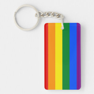 Rainbow Pride Key Ring