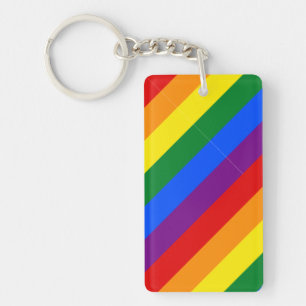 Rainbow Pride Key Ring