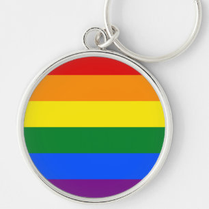 Rainbow Pride Key Ring