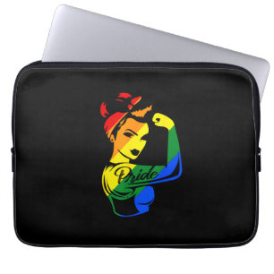 Rainbow Pride LGBT T-Shirt Laptop Sleeve