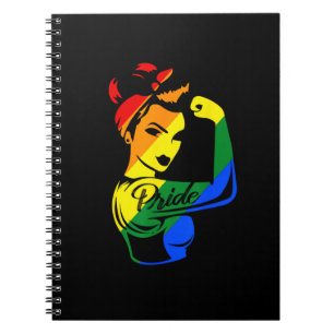 Rainbow Pride LGBT T-Shirt Notebook